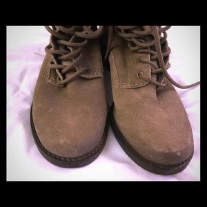 Mia Suede combat boots